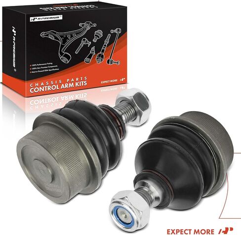 A-Premium 2 x Front Lower Ball Joint Compatible with Mercedes-Benz 230 240D 280CE 280E 280S & 300CD 300D 300SDL 300SE 300TD 350SD 380SEC 380SEL & 420SEL 450SE 450SEL & 500SEC 500SEL 560SEC in Saudi Arabia