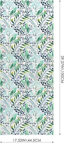 فيلم الخصوصية لنافذة الزجاج الملون، فيلم نافذة ثلاثي الأبعاد على شكل هلال قزحية قوس قزح مقاوم للأشعة فوق البنفسجية، غشاء خصوصية للنافذة الثابتة قابل للتقشير واللصق للنوافذ الزجاجية للحمام 17.52 بوصة × 39.37 بوصة in Kuwait