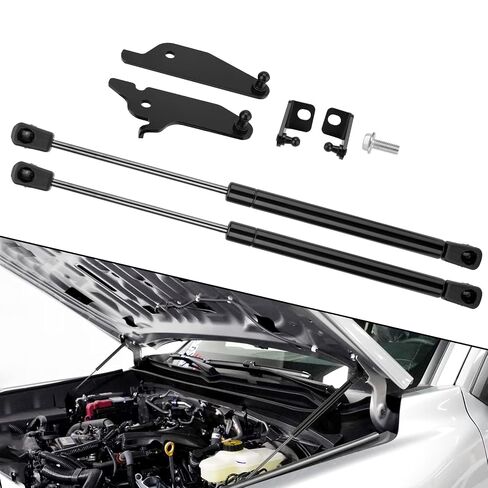 21-27022-02 نظام Quick Hood Lift Plus متوافق مع Toyota Tacoma 2024 2025+ و4Runner 2025+، دعامات غطاء محرك السيارة لملحقات Toyota Tacoma/4Runner، دعم رفع غطاء المحرك لا يتطلب الحفر in Saudi Arabia