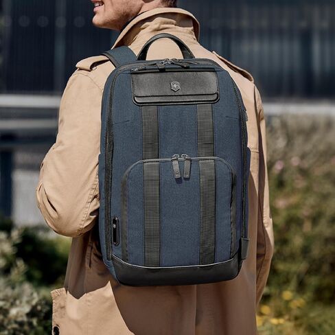 Victorinox Architecture Urban2 Deluxe Backpack - Melange Blue/Black in Saudi Arabia