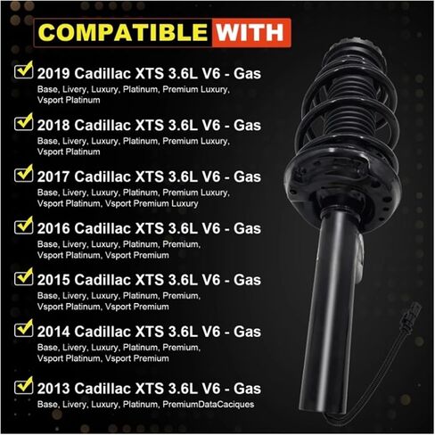 1PCS Electrical Front/Rear Magnetic Shock Absorber Compatible for Cadillac XTS 2013-2019 Assy(REAR LEFT) in Saudi Arabia