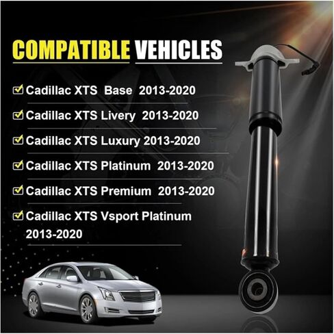1PCS Electrical Front/Rear Magnetic Shock Absorber Compatible for Cadillac XTS 2013-2019 Assy(REAR LEFT) in Saudi Arabia