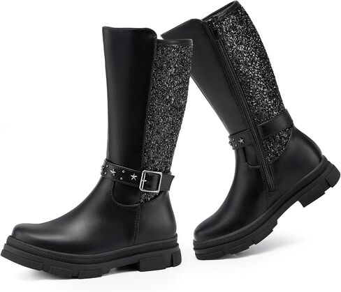 Girls Black Boots Winter Fashion Boot in Kuwait