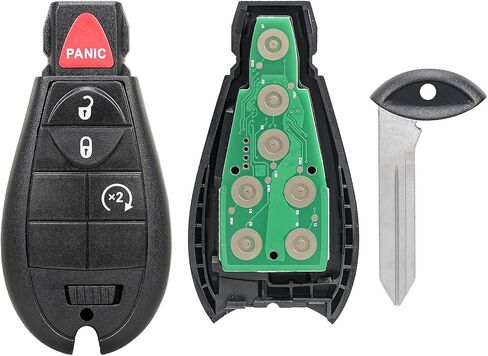 1 Pack 4 buttons Remote Control Car Key Fob 2014-2018 Fit for Jeep Cherokee 2.4L,2014-2018 Fit for Jeep Cherokee 3.2L GQ4-53T in Saudi Arabia