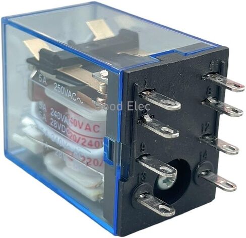 10PCS LY2NJ MY2NJ MY4NJ DPDT 8 Pin 14 Pin HH62P JQX-13F 12V 24V DC 110V 220V AC Coil Power Relay(DC,MY2NJ 110V) in Saudi Arabia