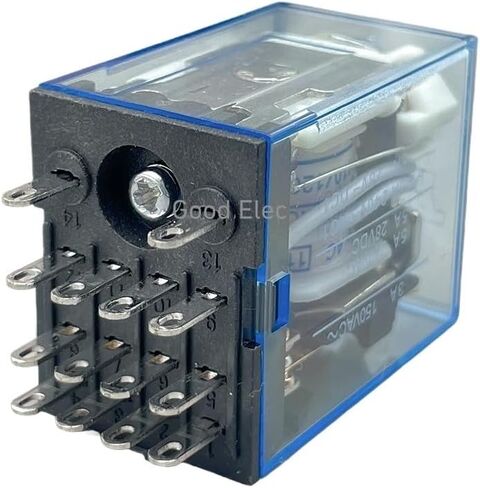 10PCS LY2NJ MY2NJ MY4NJ DPDT 8 Pin 14 Pin HH62P JQX-13F 12V 24V DC 110V 220V AC Coil Power Relay(DC,MY2NJ 110V) in Saudi Arabia