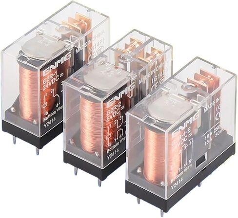 ENMG G2R-2-12VDC 24VDC Miniature Relay G2R-1-24VDC G2R-1-E 5V Flame Retardant Dustproof ABS High-Transparency Material(G2R-2 5VDC(E)) in Saudi Arabia