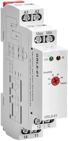 GRL8 مرحل مستوى الماء وحدة تحكم في مستوى السائل الإلكترونية 10A التيار المتناوب/DC24V-240V مرحل التحكم في مستوى السائل Din Rail(GRL8-02) in Saudi Arabia