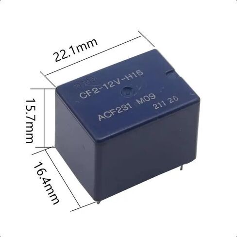 【3-1PCS】 CF2-12V ACF231 12VDC CF2-12V-H15 ACF231 12V 8-pin Automotive Relay(3PCS) in Saudi Arabia