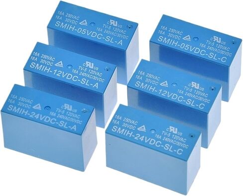 1PCS SMIH-05V 12V 24VDC-SL-A -SL-C 6-pin/8-pin Relay 250V 16A SMIH-05VDC-SL-A SMIH-12VDC-SL-A SMIH-24VDC-SL-A SMIH-05VDC-SL-C(SMIH-24VDC-SL-A 6PIN) in Saudi Arabia
