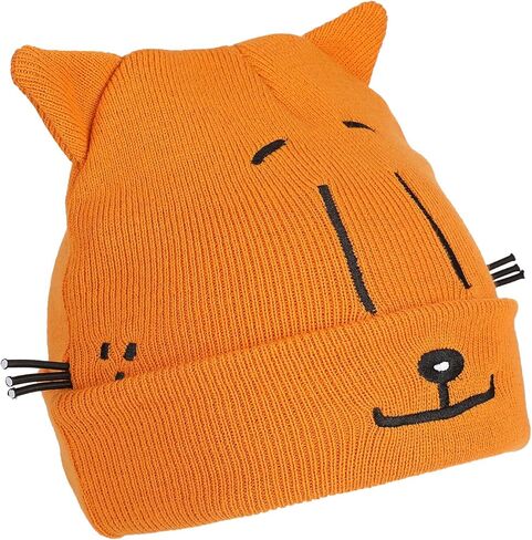 Dog Man Petey the Cat Youth Cuff Hat And Knit Gloves Cold Weather Set in Saudi Arabia