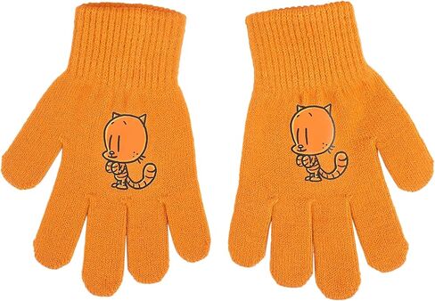 Dog Man Petey the Cat Youth Cuff Hat And Knit Gloves Cold Weather Set in Saudi Arabia