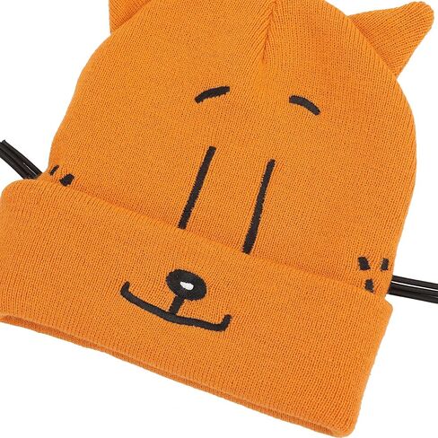 Dog Man Petey the Cat Youth Cuff Hat And Knit Gloves Cold Weather Set in Saudi Arabia