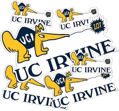 ملصقات ديزرت كاكتوس جامعة كاليفورنيا إيرفين آكلات النمل UCI Eaters ملصقات فينيل للكمبيوتر المحمول وزجاجة مياه وقصاصات السيارة 11.42 × 8.94 ورقة T3 (النوع 3-2) in Saudi Arabia