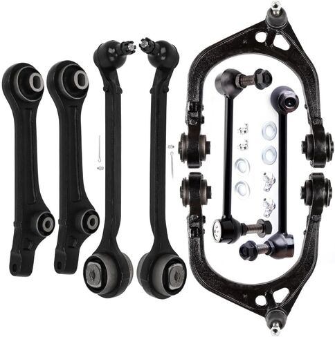 SCITOO 8-PC SET Suspension Kit For 2011-2019 For Dodge Challenger Charger For Chrysler 300 Front Upper Control Arm And Ball Joint Lower Rearward Forward Control Arm and Ball Joint Sway Bar End Link in Saudi Arabia