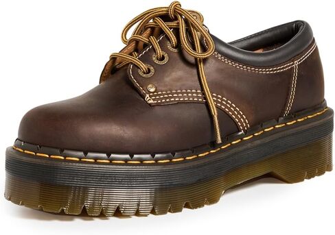 Martens 8053 Quad - أحذية للنساء - جزء علوي من الجلد - ياقة مبطنة - نعل أوسط من PVC - نعل خارجي مبطن بالهواء - رمادي داكن UK 7 (رجال أمريكي 8، سيدات أمريكيات 9) متوسط in Saudi Arabia