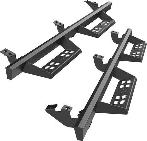 TAC Sniper Running Boards Fit 2005-2023 Toyota Tacoma Access Cab Truck Pickup 4" Drop Fine Texture Black Side Steps Nerf Bars 2pcs in Saudi Arabia