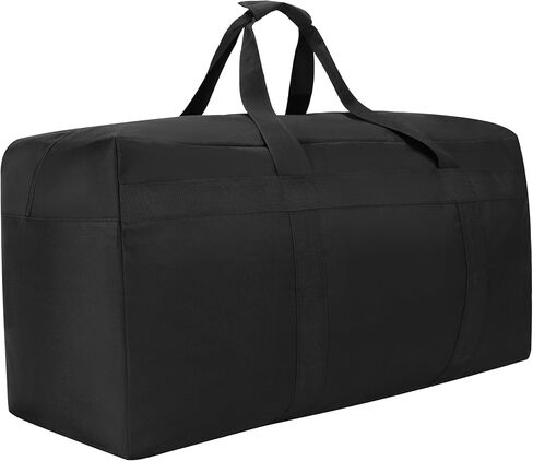 Extra Large Duffle Bag with Zippers Heavy Duty Storage Duffle Bag for Travel, Camping, Moving, Storage and More (Black, 200L) in Saudi Arabia