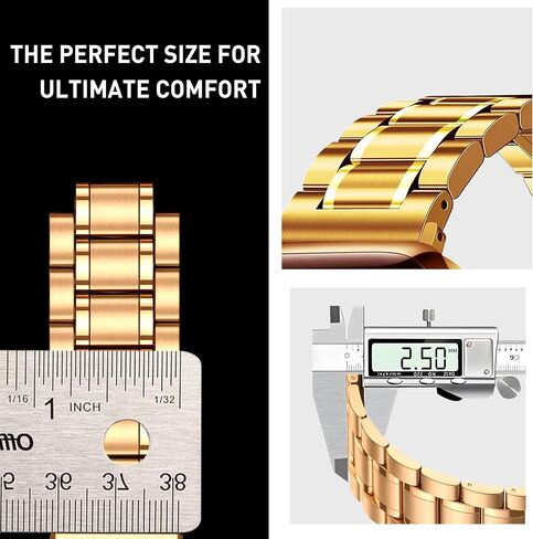 Stainless Steel Solid, apple watch bands for women, Wear-resistant,apple watch bands for men, Heavy Polished, with Series 1-9/SE/Ultra (38-49mm) For Women&Men bands in Saudi Arabia