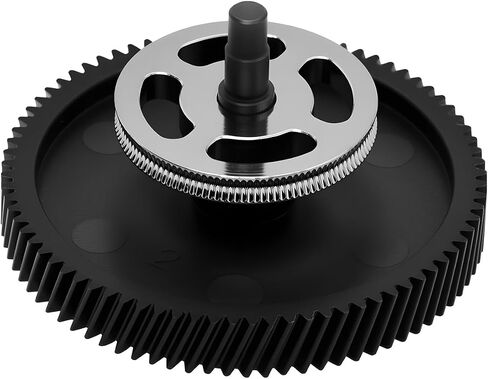 Hardened Steel Extruder Gear Kit for X1/P1 Series, 3D Printer DLC Nano Coating Hardened Steel Extruder Dual Gear Aluminum Handle and POM Gear Kit for P1P, P1S, X1C, X1E in Kuwait