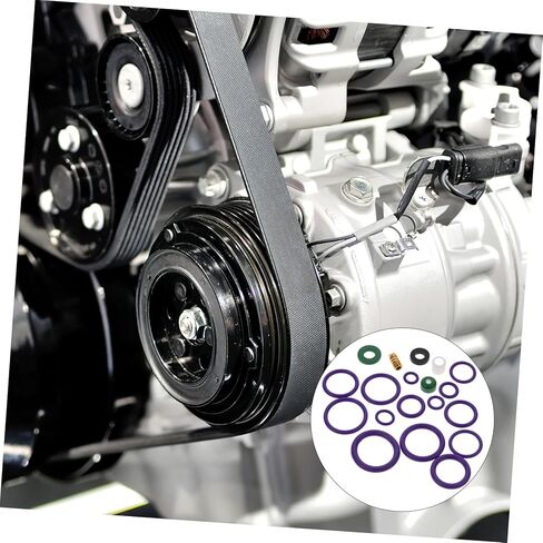 5sets Automotive Air Conditioning Seal Kit Rubber Gasket Assortment for Efficient Car Repair and Maintenance Leak Prevention Compatible Vehicle Models in Kuwait