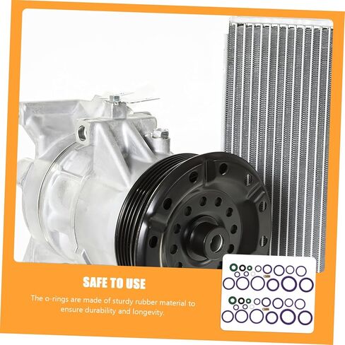 5sets Automotive Air Conditioning Seal Kit Rubber Gasket Assortment for Efficient Car Repair and Maintenance Leak Prevention Compatible Vehicle Models in Kuwait