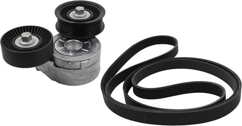 Engine Serpentine Belt Tensioner Drive Kit Compatible with 2002-2007 Dodge Ram 1500 Dakota Durango V6 V8 3.7L 4.7L 39120 53030958AG 6PK2225 in Saudi Arabia