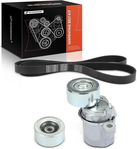 A-Premium Engine Serpentine Belt Drive Kit Compatible with Toyota & Lexus Cars - Camry 2018-2023, Highlander 2017-2022, Sienna 2017-2020, Avalon 2019-2022, RX350 2016-2022, RX350L, ES350-3.5L in Saudi Arabia