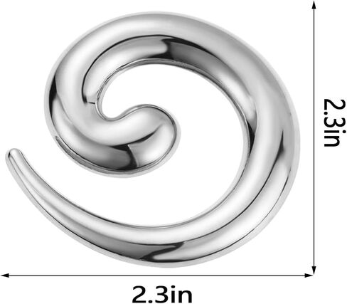 Spiral Brooch for Women Gold Chunky Swirl Pin Silver Spiral Statement Brooches Minimalist Brooches Pins Fashion Statement Jewelry Accessories in Saudi Arabia