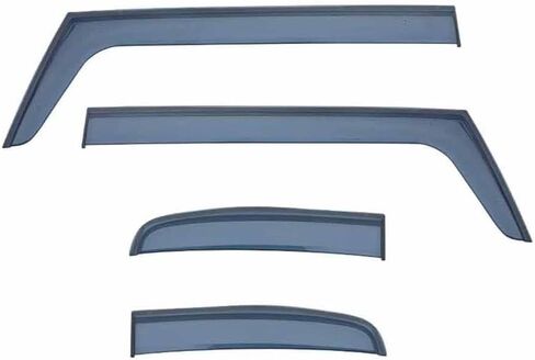 واقيات المطر للزجاج الأمامي للسيارة Toyota FJ Cruiser MK1-XJ10 2007-2014، حاجبات الرياح للنافذة الأمامية والخلفية، حاجبات مقاومة للماء للنوافذ الخارجية in Saudi Arabia