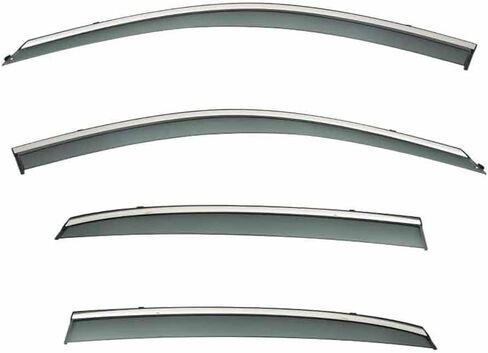 Car Windshield Rain Guards for Audi A4 Wagon MK5-B9 2016-2024, Front Rear Window Wind Deflectors Visors Waterproof Deflector Windows Exterior Accessories in Saudi Arabia
