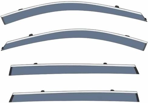 Car Windshield Rain Guards for Lincoln Aviator MK2-U611 2020-2024, Front Rear Window Wind Deflectors Visors Waterproof Deflector Windows Exterior Accessories in Saudi Arabia