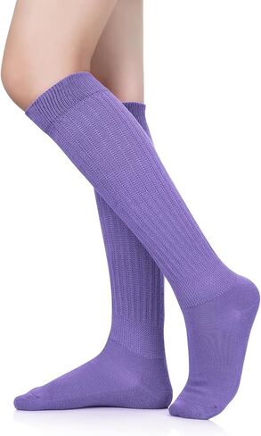 الاتجاهات الأمريكية ترهل الجوارب للمرأة Scrunch الجوارب 80s 90s جوارب طويلة إلى الركب النيون الجوارب مترهل حزمة الجوارب الطويلة in Saudi Arabia