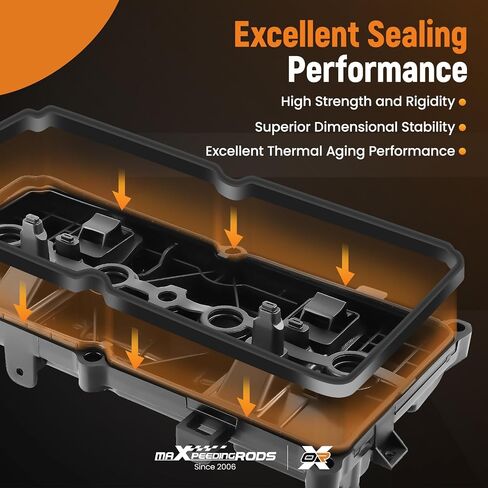 غطاء صمام المحرك Maxpeedingrods لنيسان فيرسا MR18DE 1.8L 2007-2012 استبدال 13264EM30C 13264EM30A in Saudi Arabia