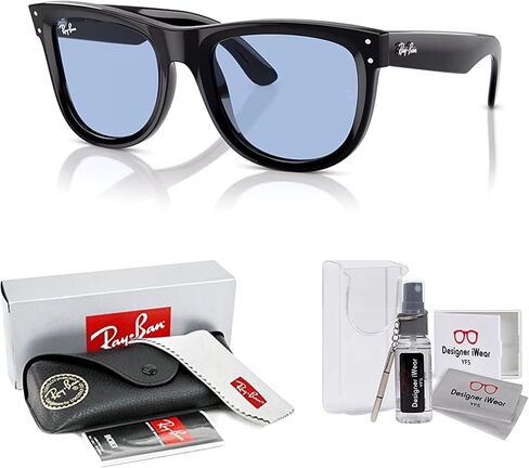 Ray-Ban Wayfarer Reverse RBR0502S Square Sunglasses for Men for Women +BUNDLE with ACCESSORY EYEWEAR KIT in Saudi Arabia