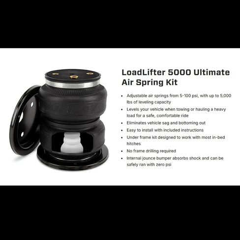 مجموعة Air Lift LoadLifter 5000 Ultimate Air Spring Kit مع WirelessONE & EZ Mount متوافق مع 2023-2025 F250 F350 Super Duty SRW 4WD بيك اب | التحكم عن بعد | يشتمل على ملصق TrendsAuto in Saudi Arabia