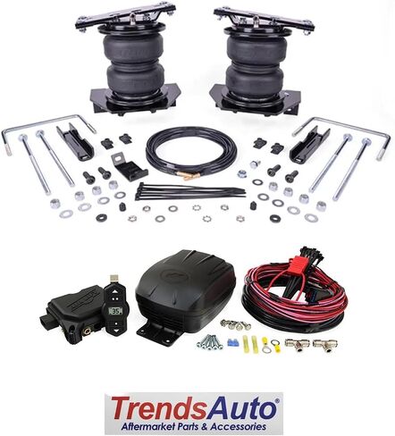 مجموعة Air Lift LoadLifter 5000 Ultimate Air Spring Kit مع WirelessONE & EZ Mount متوافق مع 2023-2025 F250 F350 Super Duty SRW 4WD بيك اب | التحكم عن بعد | يشتمل على ملصق TrendsAuto in Saudi Arabia
