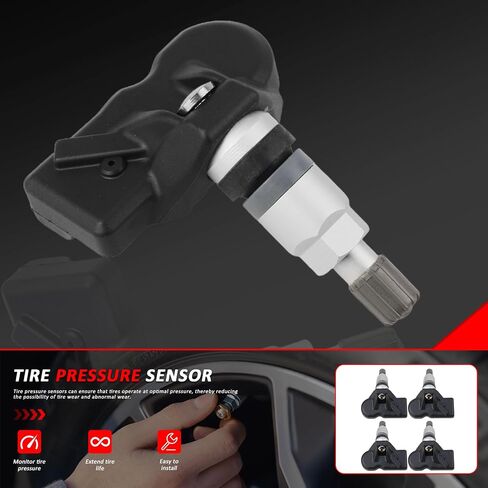 4PCS 36106856227 Tire pressure control system wheel speed sensor 2008-2025 for BMW 5,6,X3,X6,Z4 Series F02 F10 F11 F06 F12 F13 F25 E71 E89 Replacement # 36106790054 36106874829 36236771034 36236779490 in Saudi Arabia