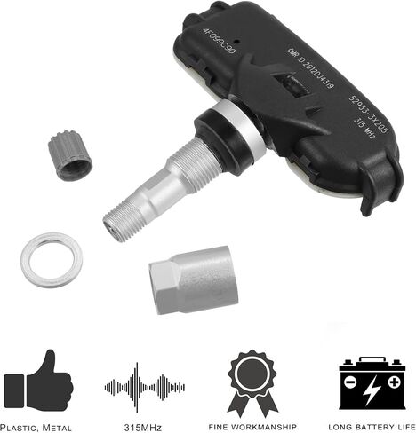 X AUTOHAUX 529333X205 Tire Pressure Monitoring System Sensor TPMS Sensor 315MHz for Hyundai Elantra Forte 2014-2016 in Saudi Arabia