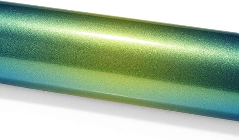 Galaxy Dust Gloss Spring Green Chameleon Metallic Color Shift Color Change الفينيل التفاف السيارات ملصق مائي ورقة الفيلم فقاعة الحرة تكنولوجيا إطلاق الهواء مع مجموعة أداة 1FTx5FT in Saudi Arabia