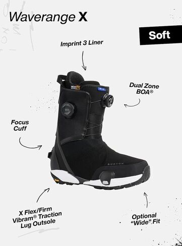 Burton Men's Waverange X Step On Snowboard Boots in Saudi Arabia
