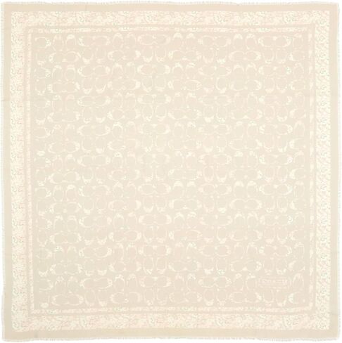 Coach womens Signature C Rose Meadow Printed Oversized Square in Kuwait