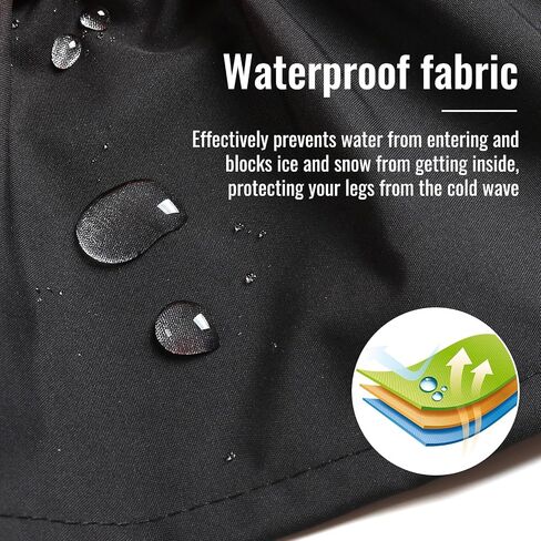 Unisex Waterproof Snowproof Outdoor Hiking Walking Gaiters Climbing Hunting Snow Legging Leg Cover Wraps in Saudi Arabia