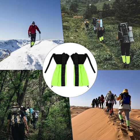 Unisex Waterproof Snowproof Outdoor Hiking Walking Gaiters Climbing Hunting Snow Legging Leg Cover Wraps in Saudi Arabia