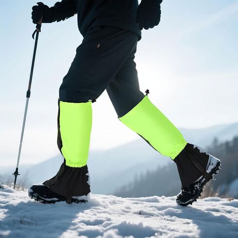 Unisex Waterproof Snowproof Outdoor Hiking Walking Gaiters Climbing Hunting Snow Legging Leg Cover Wraps in Saudi Arabia