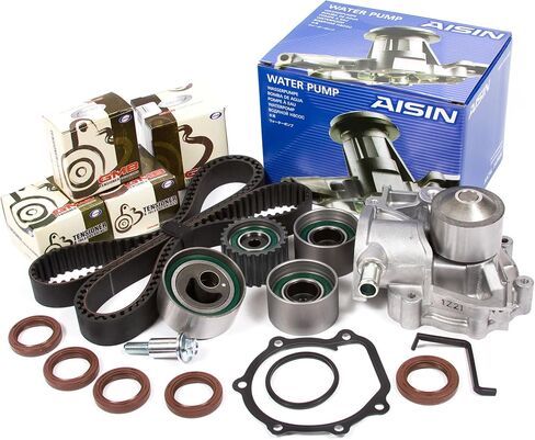 Evergreen TBK277WPA Compatible With 96-97 Subaru Legacy Outback 2.5L DOHC EJ25 Timing Belt Kit AISIN Water Pump in Saudi Arabia