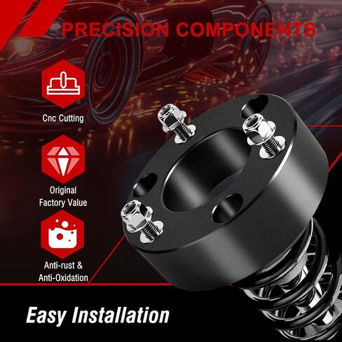 3" Leveling Lift Kit Compatible with Chevy Silverado 1500 GMC Sierra 1500 2007-2024 | No Drill Bolt-On Installation | Fits 35" Tires | Maintains OEM Ride | 07CH-3F in Saudi Arabia