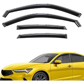 Extra Durable Window Deflectors in-Channel Window Visors Rain Guards Fit for Acura Integra 2023-2025 Hatchback, Sun Visors, Wind Vent for Shades, Exterior Car Accessories - 4 pcs. AG0880 in Saudi Arabia