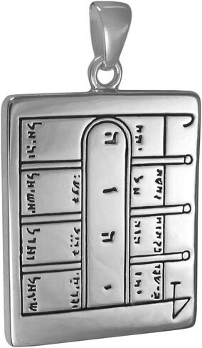 Sterling Silver First Pentacle of the Moon Talisman for Astral Projection in Saudi Arabia