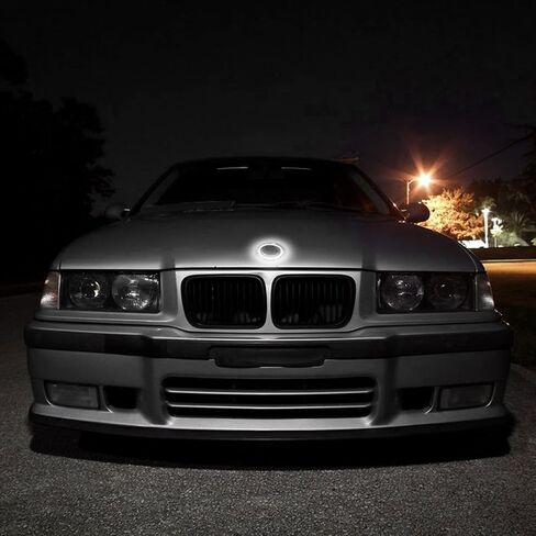 x xotic tech 82mm/3.2'' Front Grille Rear Trunk Logo Badge Emblem Background Illumination Light Lamp Decoration Compatible with BMW 1 3 5 6 7 X Series M3 M4 (White) in Saudi Arabia